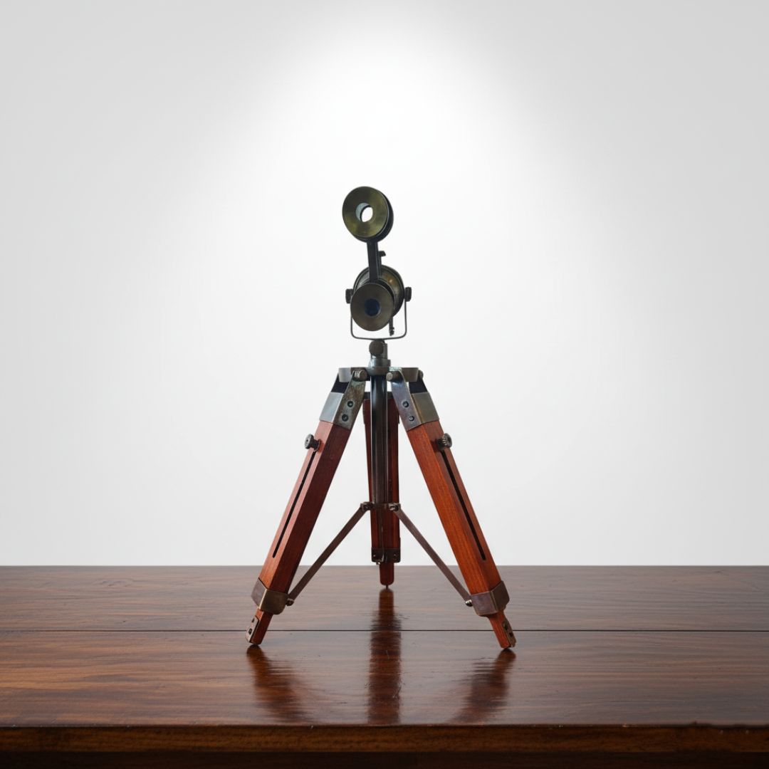 Brass Telescope with Tripod Stand | Nautical Style Home Décor