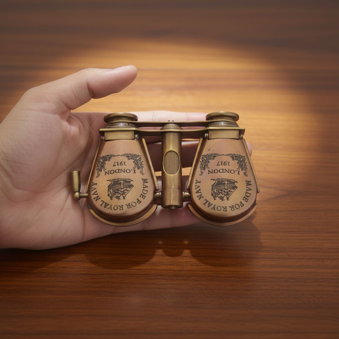 Antique Brass Binoculars | Royal Navy Binocular London 1917