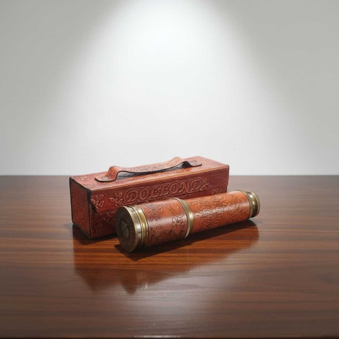 Personalized Dollond London Brass Telescope With Box | Pirate Spyglass Gift