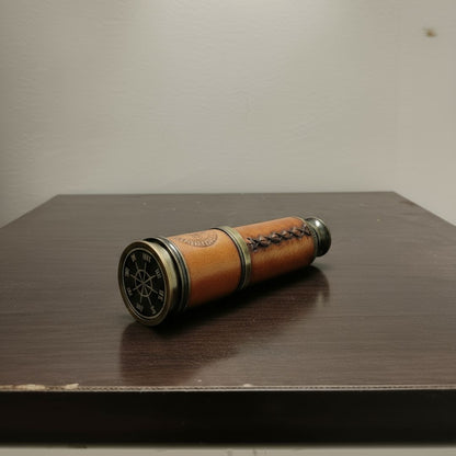 Personalized Dollond London Telescope in Wooden Box | Brass Telescope