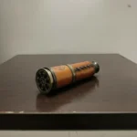 Antique Brass Handheld Telescope with Wooden Box