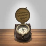 Brass Sundial Pocket Compass