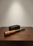 Dollond London Brass Handheld Telescope with Leather Case