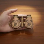 Royal Navy London 1917 Antique Brass Binoculars